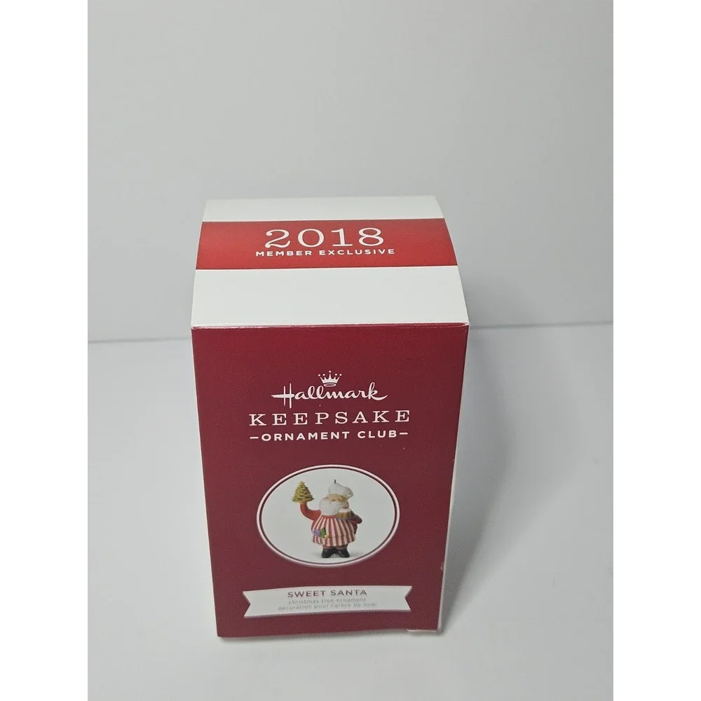 Hallmark 2018 Sweet Santa Ornament Club Member Exclusive QXC5323 NIB